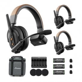 CoMo SE 2.4GHz Full-duplex Wireless Intercom System - 1 Host 2 Remote