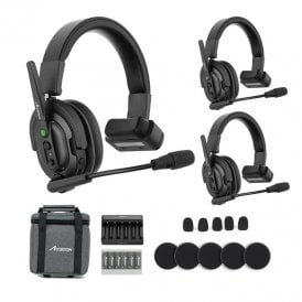 CoMo Wireless Intercom System - 1 Host 2 Remote