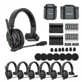CoMo Wireless Intercom System - 1 Host 6 Remote