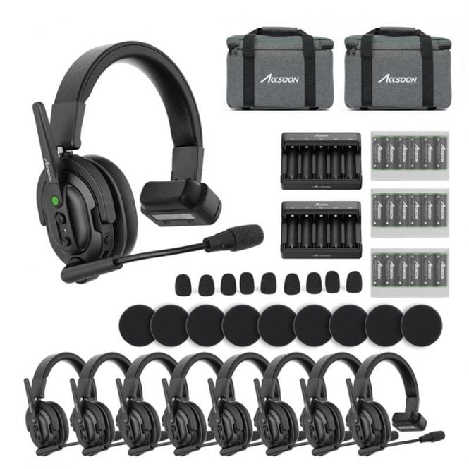 Accsoon CoMo Wireless Intercom System - 1 Host 8 Remote