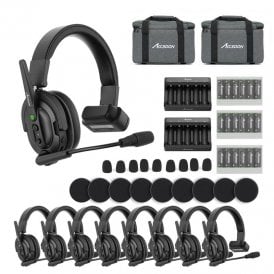 CoMo Wireless Intercom System - 1 Host 8 Remote