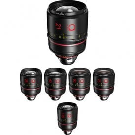 Optimo Prime Silver Lens Set (21, 28, 40, 50, 75 & 135mm)
