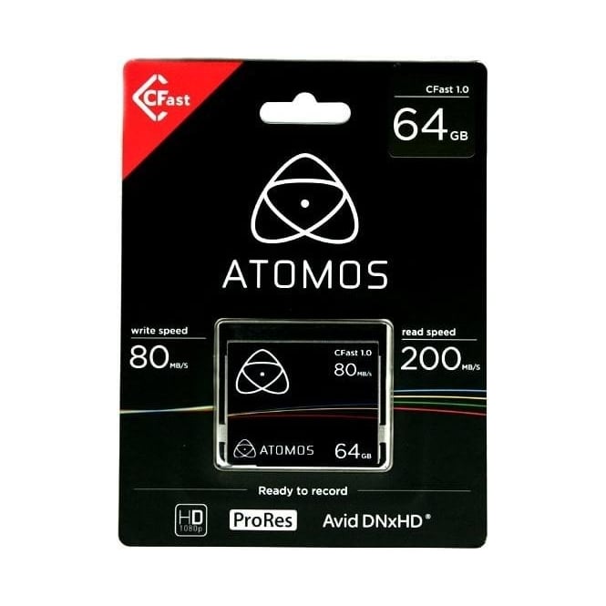 Atomos CFAST (1.0) 64GB Media for Ninja Star