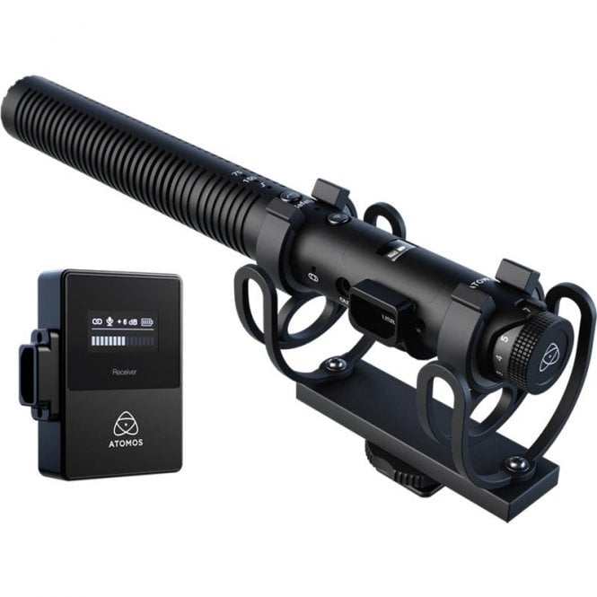 Atomos  StudioSonic Shotgun Microphone with locking USB-C and full broadcast feature set