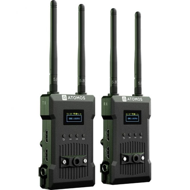 Atomos TX-RX UHD/HD Wireless Video Transmitter and Receiver System - Transmitter/Receiver Set