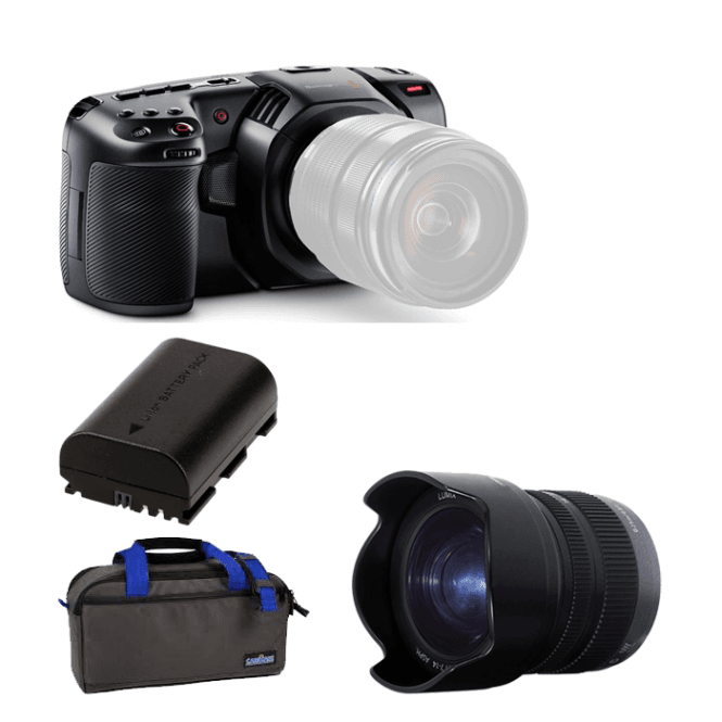 Blackmagic BMD-CINECAMPOCHDMFT4K Pocket Cinema Camera 4K package C