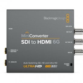BMD-CONVMBSH4K6G Convert SDI in SD, HD and Ultra HD to HDMI 4K with analogue and AES audio