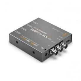 BMD-CONVMCAUDS4K SD/HD/3G-SDI audio embedder from 8 ch AES/EBU or 4 ch analog audio