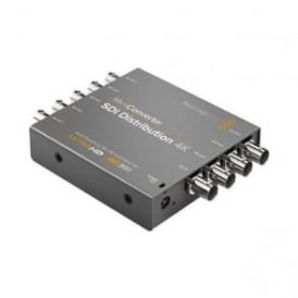BMD-CONVMSDIDA4K Distribute to 8 x SDI outputs in all formats including SDI, HD-SDI, 3G-SDI and 6G-SDI.