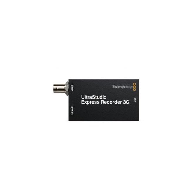 Blackmagic UltraStudio Express Recorder 3G – capture from 3G-SDI and HDMI