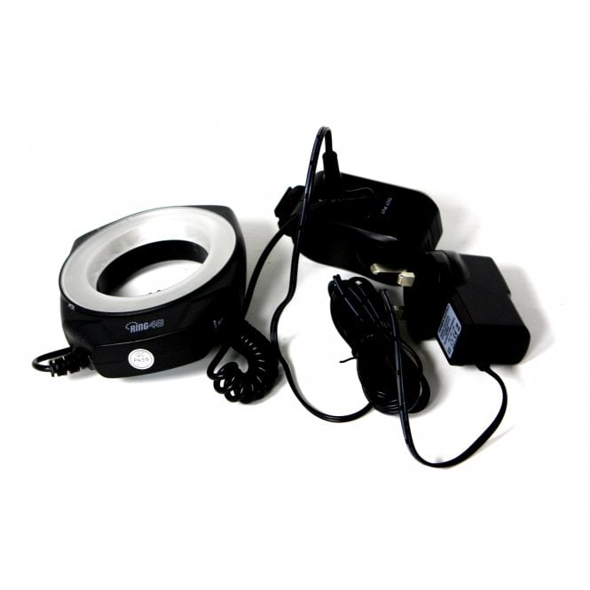 BV & Jo RING 48 ring light - battery or mains operated, used
