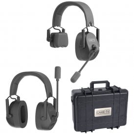 1S-1D-EU KUMINIK8 Duplex Digital Wireless Headset with Hardcase - Mixed 2 Pack