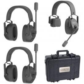 1S-2D-EU KUMINIK8 Duplex Digital Wireless Headset with Hardcase - Mixed 3 Pack