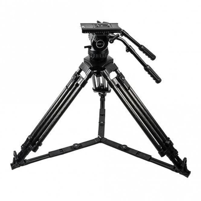 CAME-TV 20T Professional Carbon Fiber Tripod With Fluid Head Max