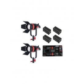CAME-TV 2x  Boltzen 55w Daylight MK II Fresnel Focusable  Led Kit