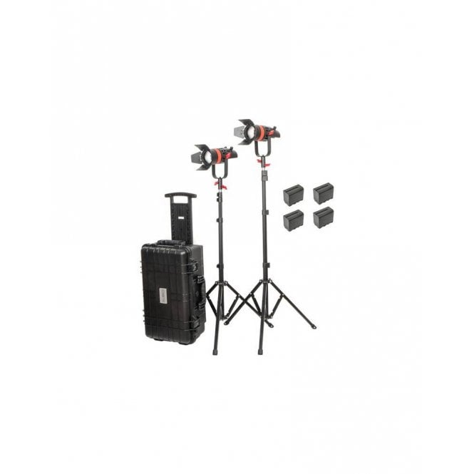 CAME-TV  2x Q-55S Boltzen 55w Bi-Color Fresnel Focusable Led Kit