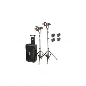 CAME-TV 2x Q-55S Boltzen 55w Bi-Color Fresnel Focusable Led Kit