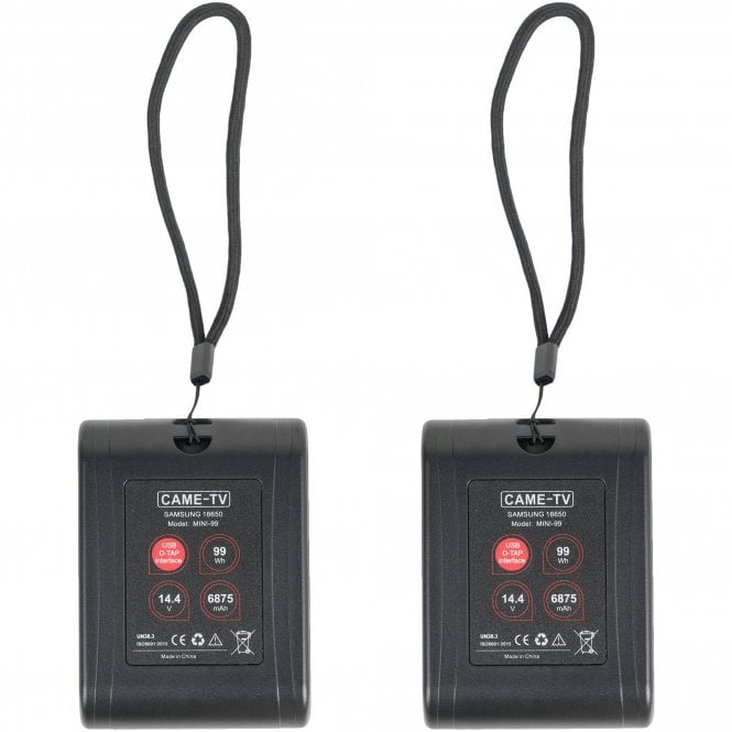 CAME-TV  99w light mini battery with 2 D-taps and 1 USB 5v