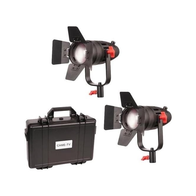 CAME-TV B-30S-2KIT 2 Pc Boltzen 30w Fresnel Fanless Focusable LED Bi-Color