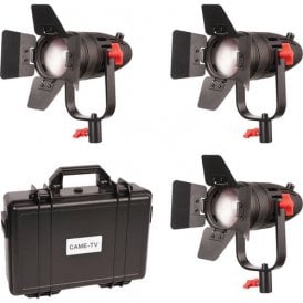 B-30S-3KIT 3 Pcs Boltzen 30w Fresnel Fanless Focusable LED Bi-Color Kit