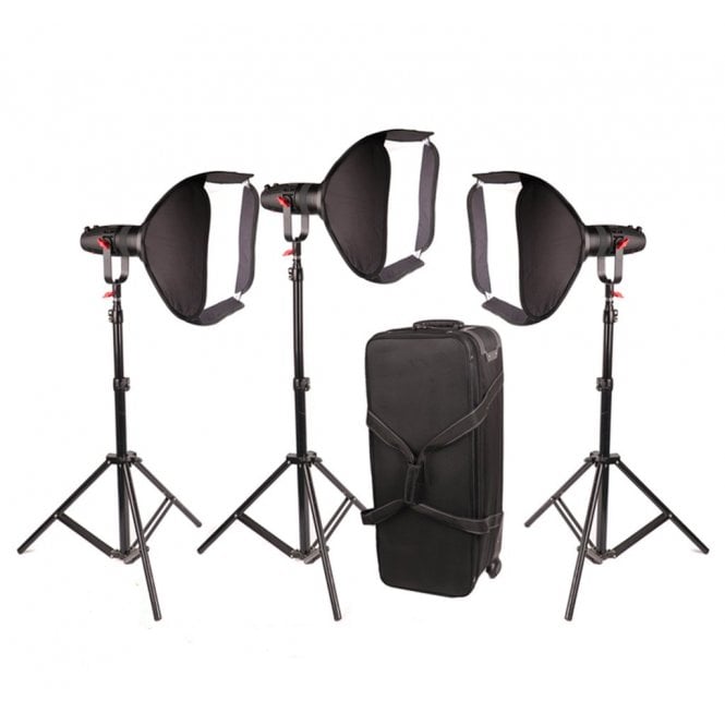 CAME-TV B-30S-3PACK 3 Pcs Boltzen 30w Fresnel Fanless Focusable LED Bi-color Package