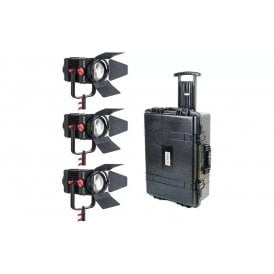 CAME-TV Boltzen 150w Fresnel Led Daylight Mark II Kit of 3