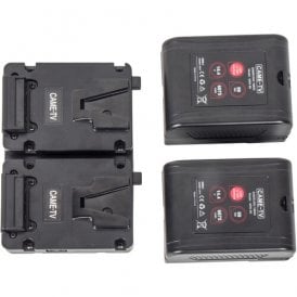 CAME-TV  dual v mount battery plate with 2 MINI-99 battery