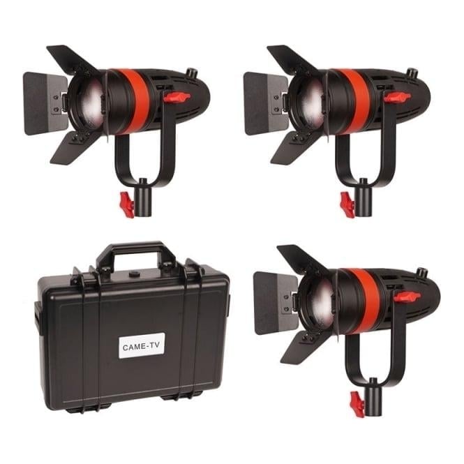 CAME-TV F-55S-3KIT 3 Pcs Boltzen 55w Fresnel Focusable LED B-Color Kit