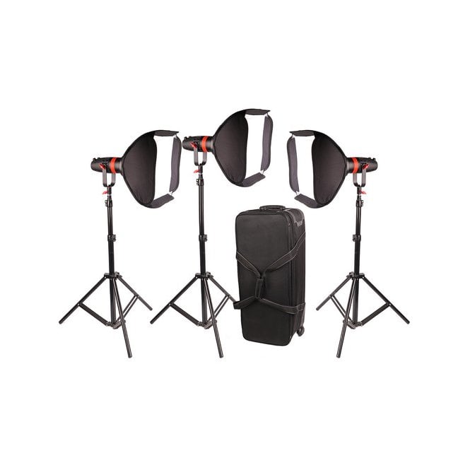 CAME-TV F-55S-3PACK 3 Pcs Boltzen 55w Fresnel Focusable LED Bi-color Package