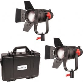 F-55W-2KIT 2 Pcs Boltzen 55w Fresnel Focusable Led Daylight