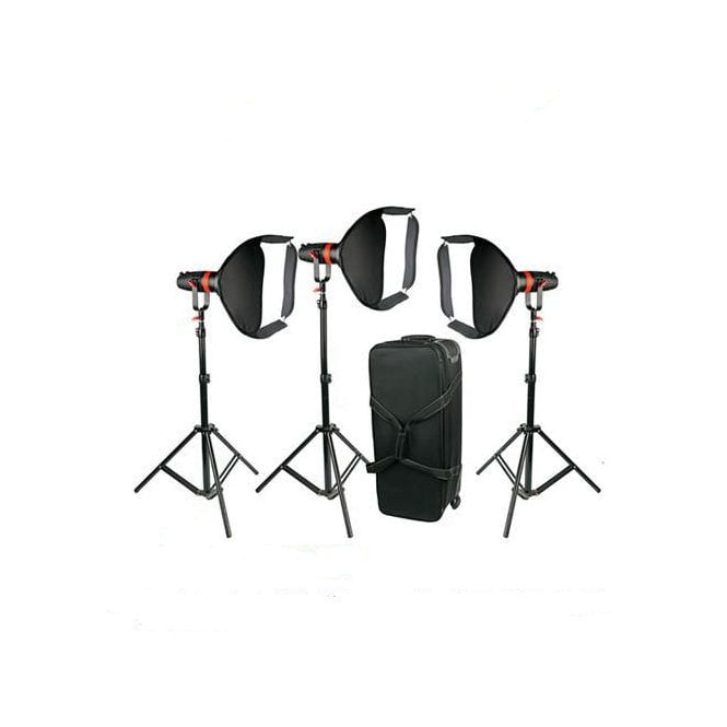 CAME-TV F-55W-3PACK 3 Pcs Boltzen 55w Fresnel Focusable LED Daylight Package