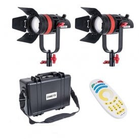 Fresnel Focusable LED Bi-Color Kit (2 light)