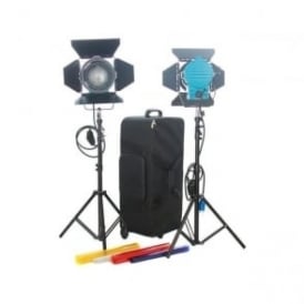 J1200 Dimmer + Fresnel Tungsten Spot Lighting with Hard Bag