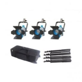 J1300 Fresnel Tungsten Spot Video Studio Film Light - 3- 150W