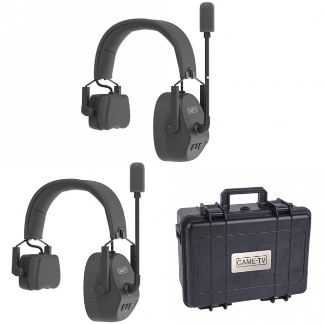 CAME-TV KUMINIK8-2-EU KUMINIK8 Duplex Digital Wireless Headset with Hardcase - 2 Pack