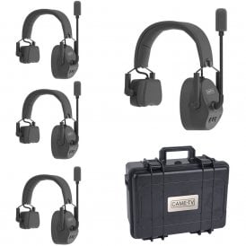 CAME-TV KUMINIK8-4-EU Duplex Digital Wireless Headset with Hardcase - 4 Pack