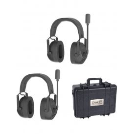 CAME-TV Kuminik8 duplex digital wireless headphones double earpiece 2pcs