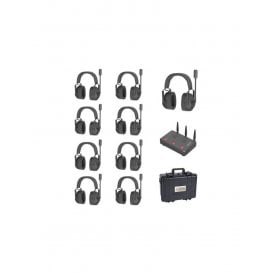 CAME-TV Kuminik8 duplex digital wireless headphones double earpiece 9pcs