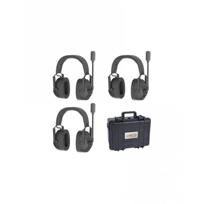 CAME-TV  Kuminik8 duplex digital wireless headphones  double earpiece
