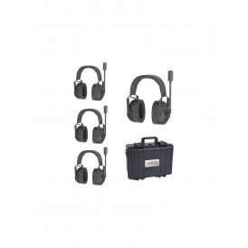 CAME-TV Kuminik8 Duplex Digital Wireless Headset Dual Ear 4 Pack