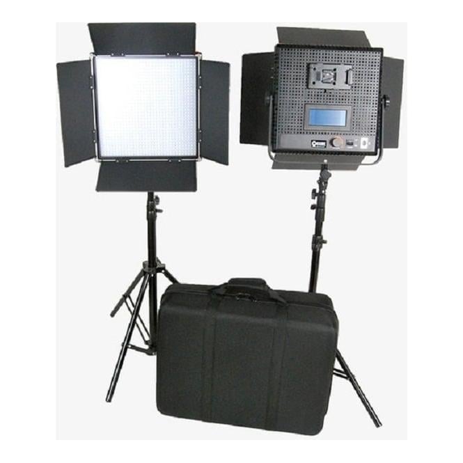 CAME-TV L1024D2KIT High CRI 2 X 1024 LED Video 5600K Broadcast Panel Light
