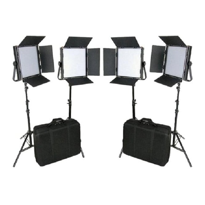 CAME-TV L1024S4KIT High CRI Bi-Color 4 X 1024 LED Video Lights TV Lighting