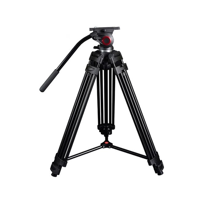 CAME-TV TP601A Aluminum Video Tripod with Fluid Head