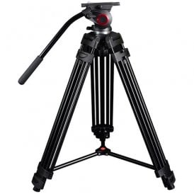 TP601A Aluminum Video Tripod with Fluid Head