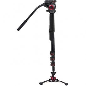 TP705BS Aluminum Monopod With Pivoting and Lockable Foot Stand 705AS