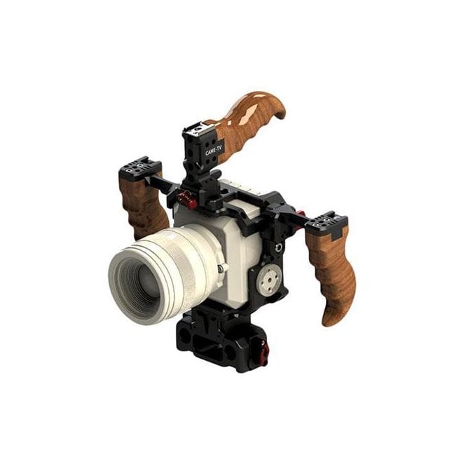 CAME-TV  ZCam E2 Cage Plus 3x Wooden Handles