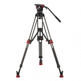CMG-EL10-MS-CF-TRISYS Elite 10 CF Fluid Head Mid Level Tripod System