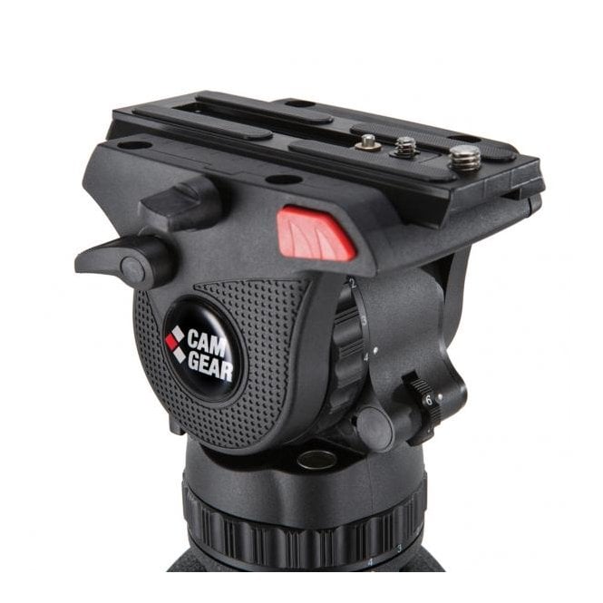 Camgear CMG-M4-FLHEAD MARK 4 Fluid Head With Sliding Plate & Pan Bar