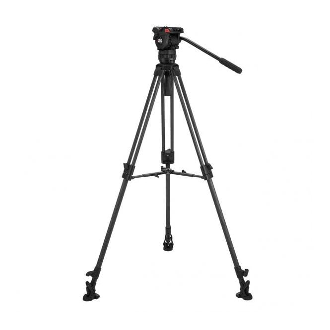 Camgear CMG-M6-MS-CF-TRISYS MARK 6 Fluid Head CF Mid Level Spreader Tripod