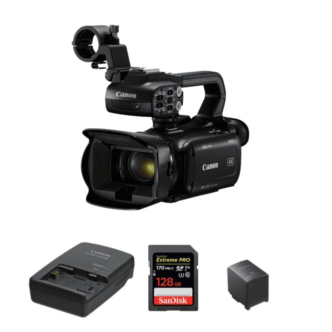 Canon 5733C006 XA60 4K UHD Professional Camcorder package c
